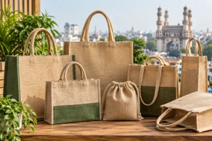 Jute Bags Manufacturer in Hyderabad | Eco-Friendly Bags – Saavi Creations